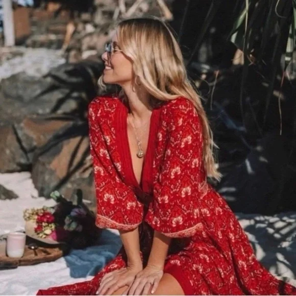 Spell and the Gypsy Jewel Soiree Dress in Copper